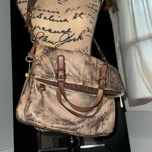 Fossil Bronze Crossbody